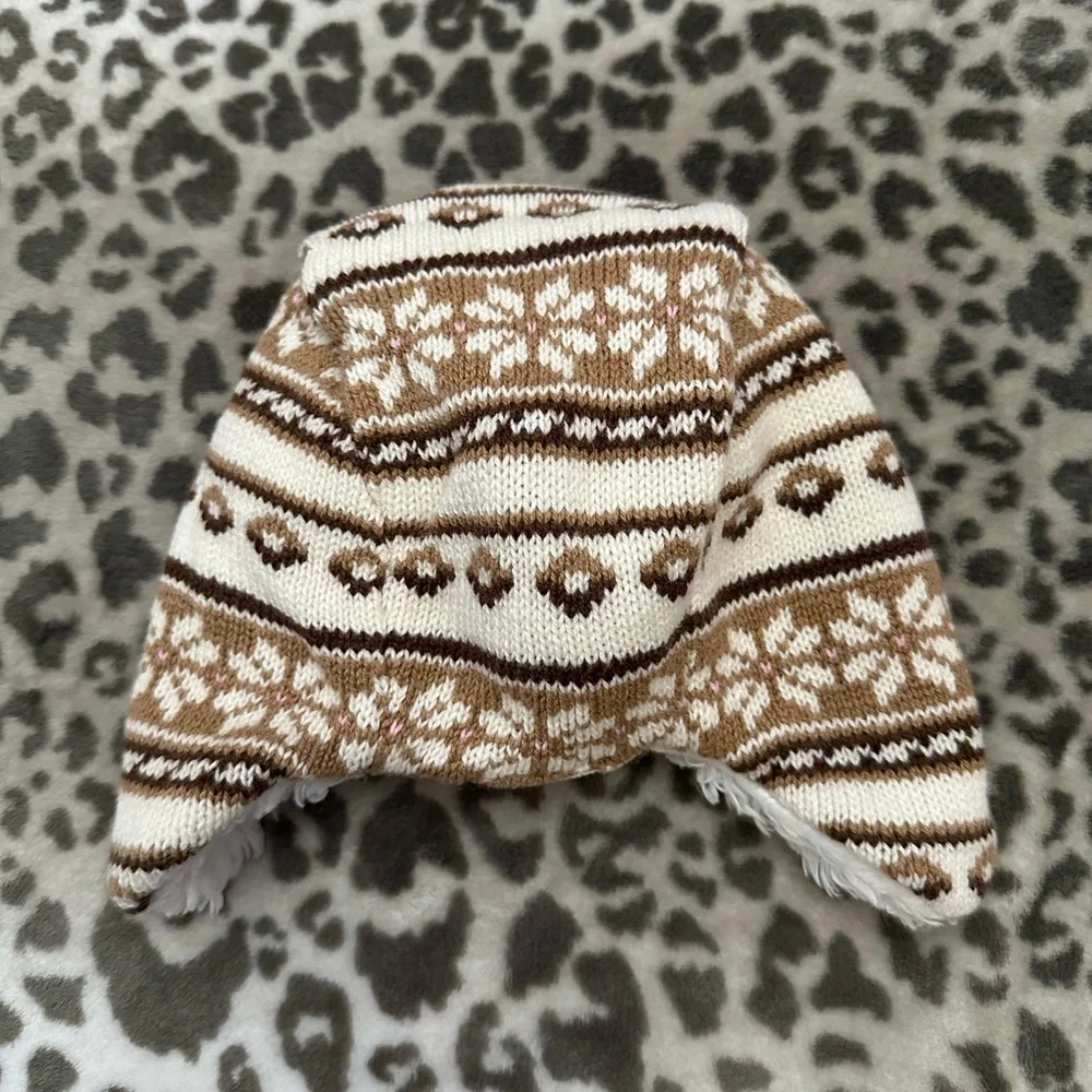 babyGap Wool & Fleece Trapper Hat in Tan Size Toddler XS S 12-24 months